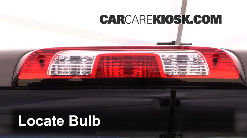 2015 Chevrolet Silverado 1500 LT 4.3L V6 FlexFuel Extended Cab Pickup Lights Center Brake Light (replace bulb)